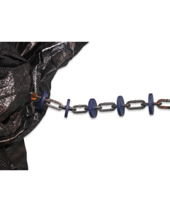 Conveyor chain harden 35mm DR850 PA6GF30/blue disc dist 51mm